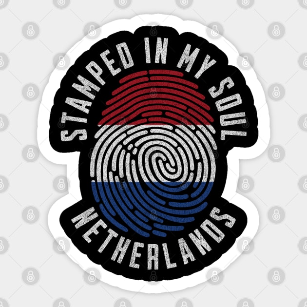 Stamped in My Soul Netherlands Flag Dutch Pride Roots Sticker by Yesteeyear